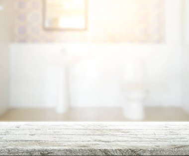 Masa üstü ve arka plan bulanıklık banyo