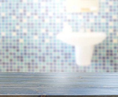 Masa üstü ve arka plan bulanıklık banyo