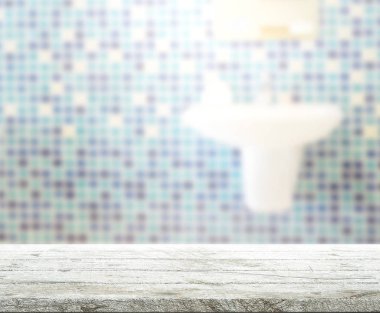 Masa üstü ve arka plan bulanıklık banyo