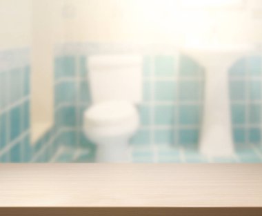 Masa üstü ve arka plan bulanıklık banyo
