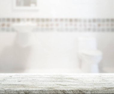 Masa üstü ve arka plan bulanıklık banyo