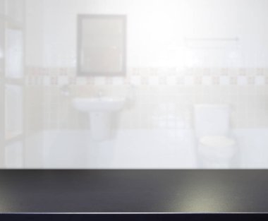Masa üstü ve arka plan bulanıklık banyo
