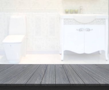 Masa üstü ve arka plan bulanıklık banyo