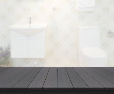 Masa üstü ve arka plan bulanıklık banyo