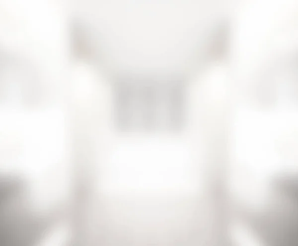 Abstract White Blur Interior Of background — Stock Photo, Image