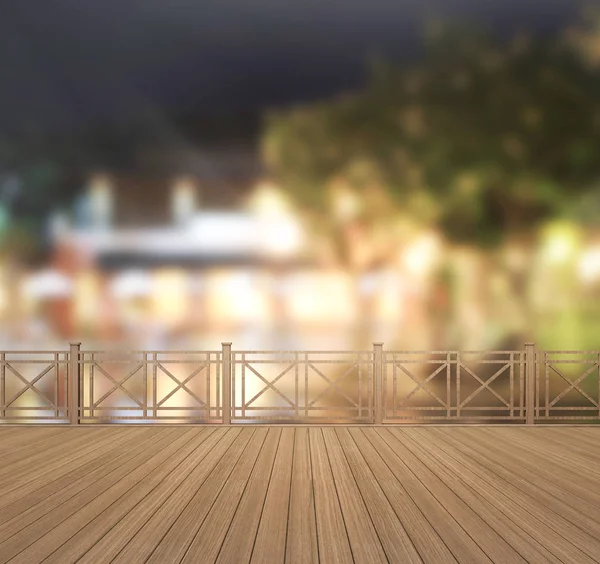 Varanda e terraço de fundo exterior Blur — Fotografia de Stock