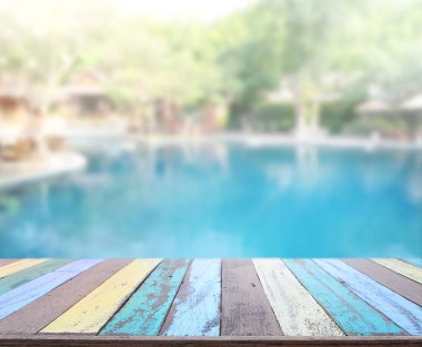 Masa üstü ve Görüntü Yüzme Arkaplan Havuzu