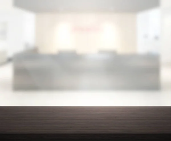 Table Top And Blur Office of Background — Stock Photo, Image