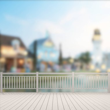 Balkon ve Teras dış arka plan bulanıklık