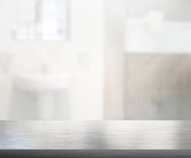 Masa üstü ve arka plan bulanıklık banyo