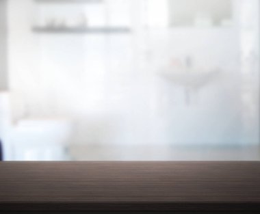 Masa üstü ve arka plan bulanıklık banyo
