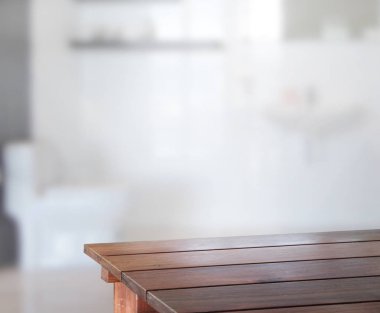 Masa üstü ve arka plan bulanıklık banyo