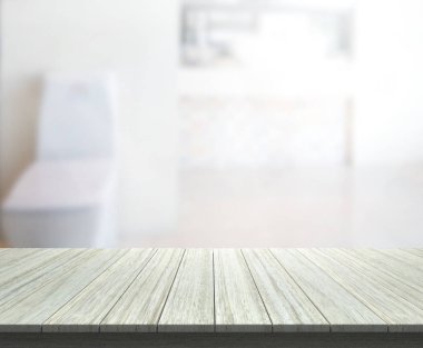 Masa üstü ve arka plan bulanıklık banyo