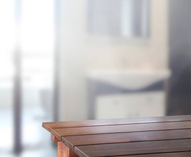 Masa üstü ve arka plan bulanıklık banyo