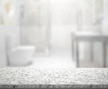 Masa üstü ve arka plan bulanıklık banyo