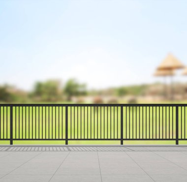 Balkon ve Teras, doğa arka plan bulanıklık