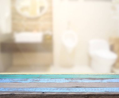 Masa üstü ve arka plan bulanıklık banyo