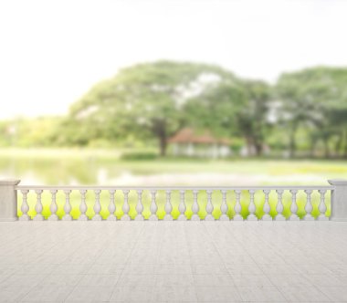 Balkon ve Teras, doğa arka plan bulanıklık