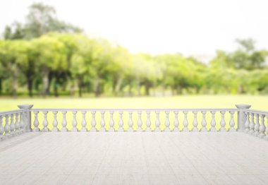 Balkon ve Teras, doğa arka plan bulanıklık