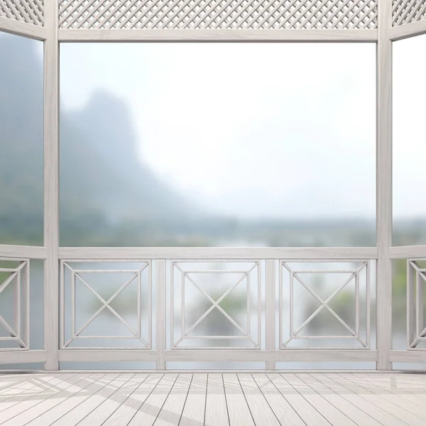 Balkon ve Teras, doğa arka plan bulanıklık