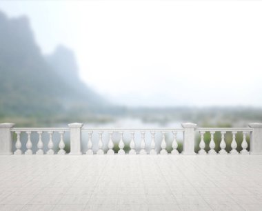 Balkon ve Teras, doğa arka plan bulanıklık