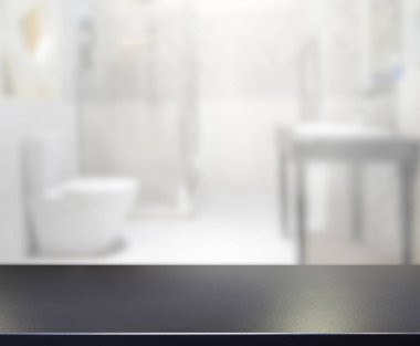 Masa üstü ve arka plan bulanıklık banyo