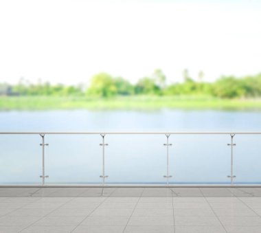 Balkon ve Teras, doğa arka plan bulanıklık