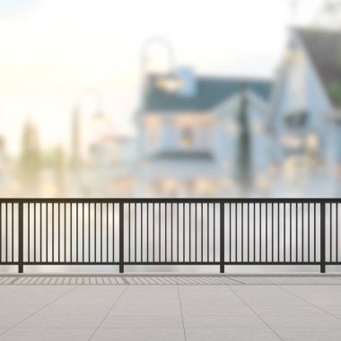 Balkon ve Teras dış arka plan bulanıklık