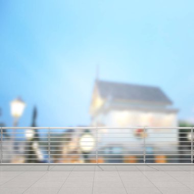 Balkon ve Teras dış arka plan bulanıklık