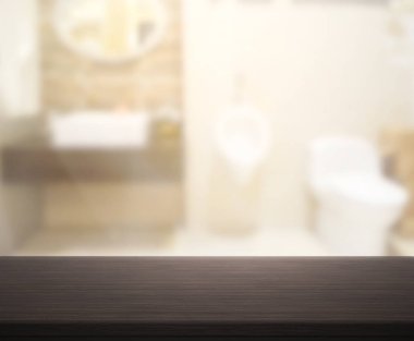 Masa üstü ve arka plan bulanıklık banyo