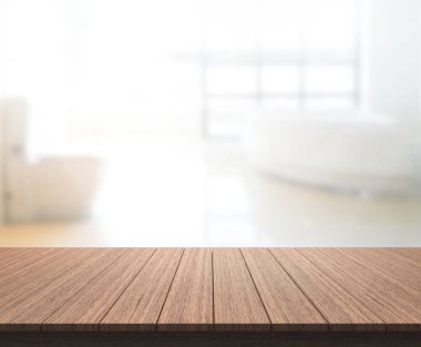 Masa üstü ve arka plan bulanıklık banyo