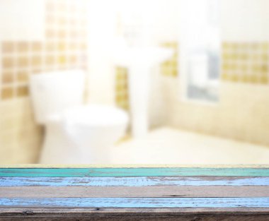 Masa üstü ve arka plan bulanıklık banyo