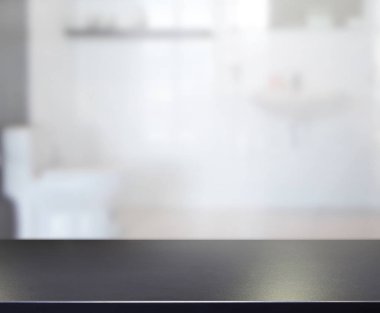 Masa üstü ve arka plan bulanıklık banyo