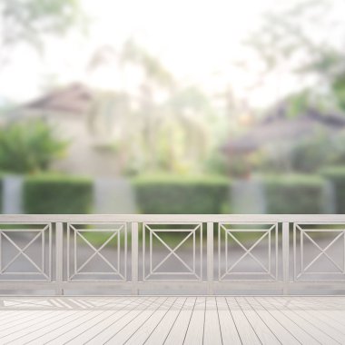 Balkon ve Teras dış arka plan bulanıklık