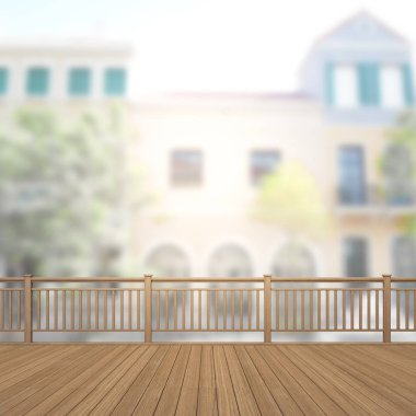 Balkon ve Teras dış arka plan bulanıklık