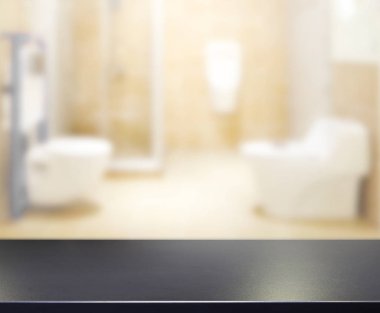 Masa üstü ve arka plan bulanıklık banyo