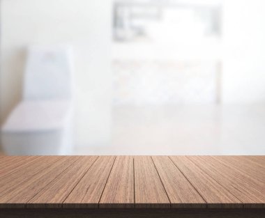 Masa üstü ve arka plan bulanıklık banyo