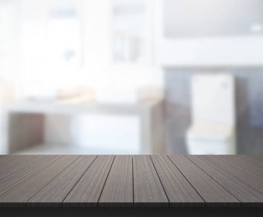 Masa üstü ve arka plan bulanıklık banyo