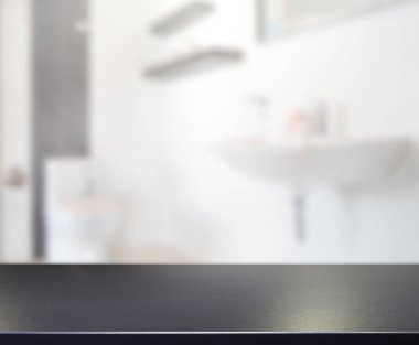 Masa üstü ve arka plan bulanıklık banyo