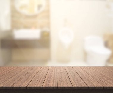 Masa üstü ve arka plan bulanıklık banyo