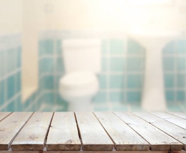 Masa üstü ve arka plan bulanıklık banyo