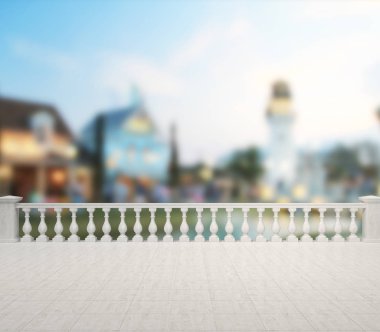 Balkon ve Teras dış arka plan bulanıklık