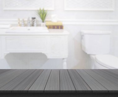 Masa üstü ve arka plan bulanıklık banyo