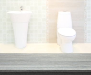 Masa üstü ve arka plan bulanıklık banyo
