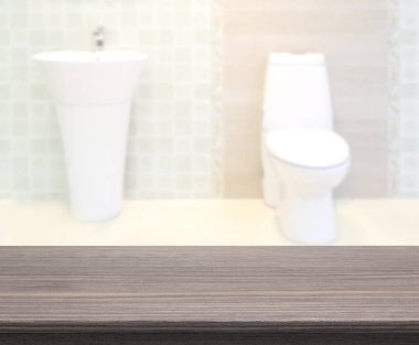 Masa üstü ve arka plan bulanıklık banyo