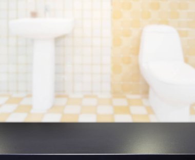Masa üstü ve arka plan bulanıklık banyo