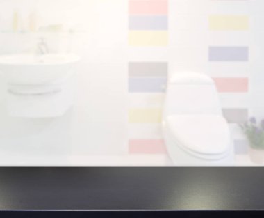 Masa üstü ve arka plan bulanıklık banyo