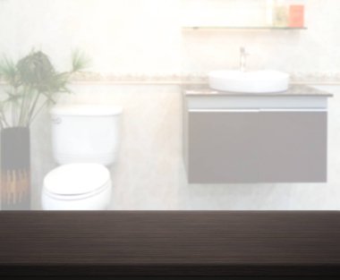 Masa üstü ve arka plan bulanıklık banyo