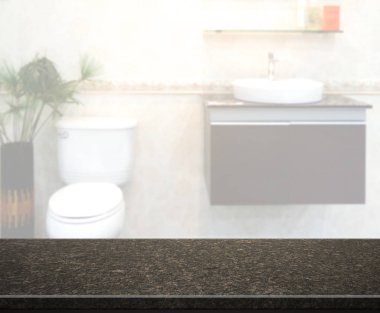 Masa üstü ve arka plan bulanıklık banyo