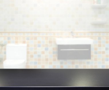 Masa üstü ve arka plan bulanıklık banyo